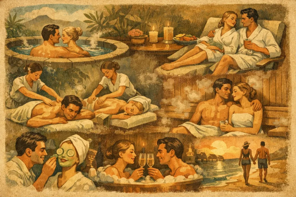 7 experiências de spa para casais