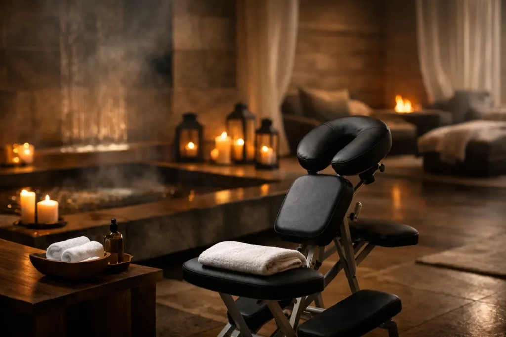 Como funciona quick massage em eventos