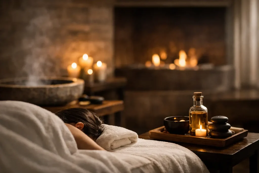 Massagem relaxante para melhorar o sono