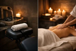 Quick massage versus massagem completa