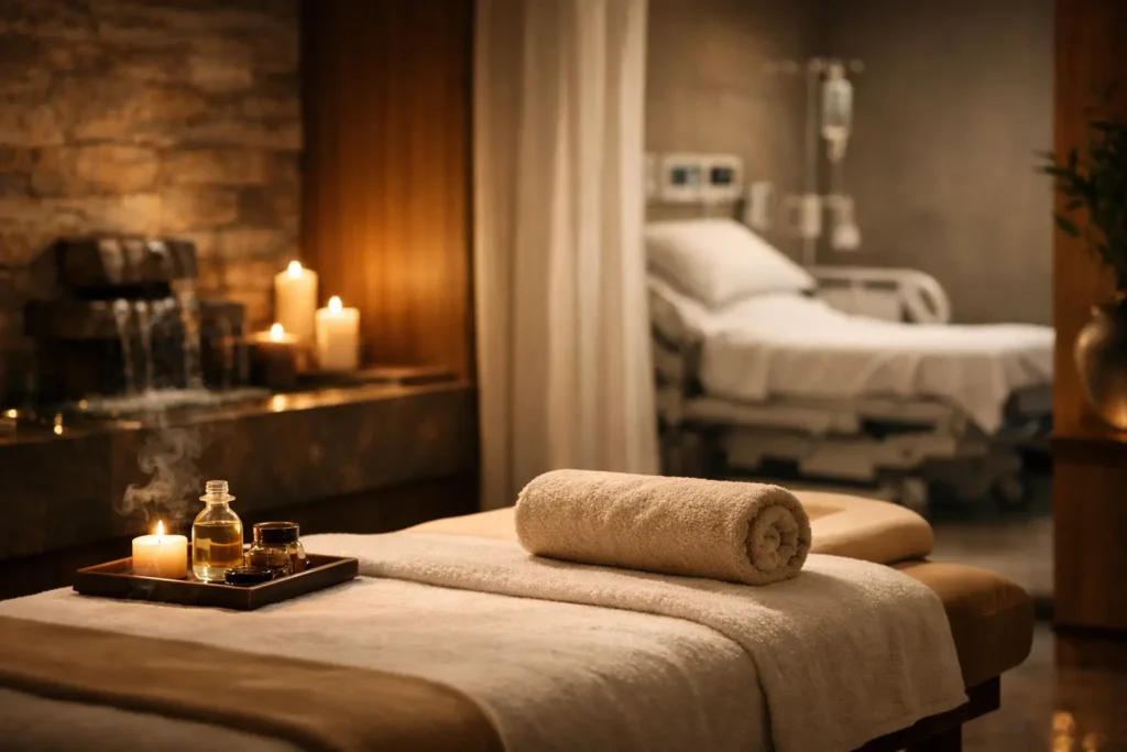 Massagem em hospital é permitido?